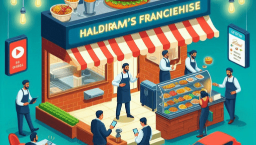 haldiram's franchise cost