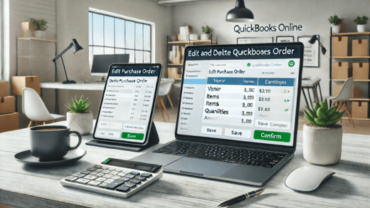 how to delete purchase orders in QuickBooks